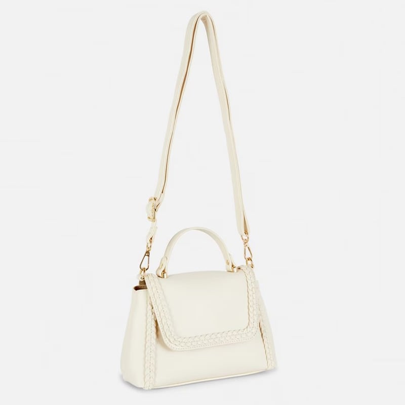 Crossbody bag with braid