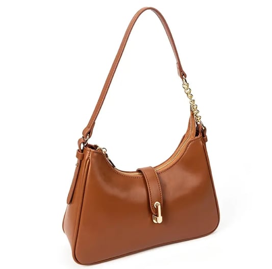 Wholesale fashion design PU leather ladies shoulder bag luxury women&#x27;s custom shoulder bag