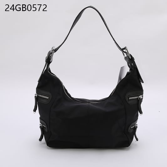 Men&#x27;s waist bag with double zipper pocket and adjustable strap